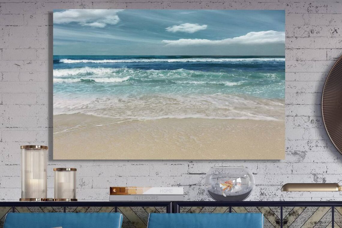 Coastal Triptych Wall Art Ideas featuring Beach & Sea Life - South ...